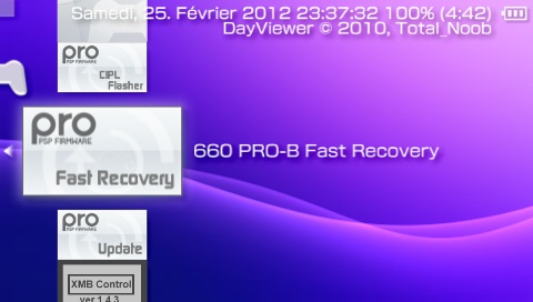 what is pro fast recovery psp